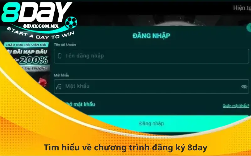 Tìm hiểu về chương trình đăng ký 8day